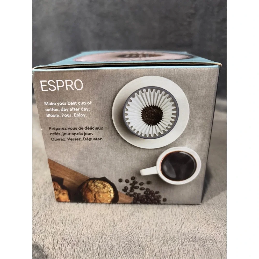 ESPRO Bloom Pour Over Coffee Brewer Stainless Steel Micro-Filter 1-2 Servings
